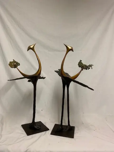 Kraanvogels, Brons