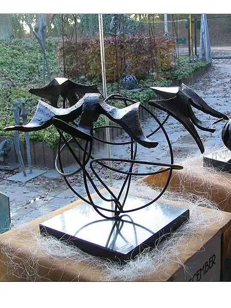 Vogels, Brons, hoogte 30 cm