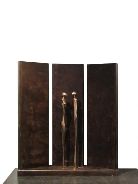 Ontmoeting, Brons, 50 × 50 cm