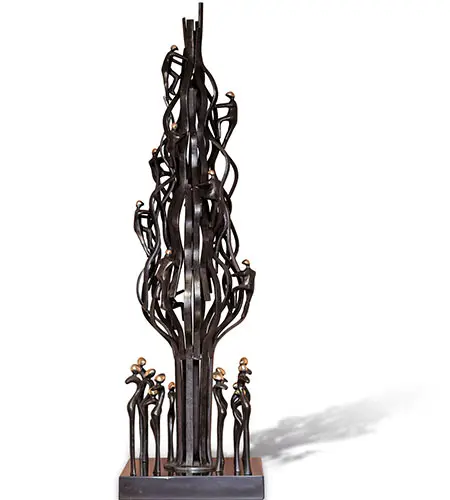 De levensboom, Brons, 130 cm hoog