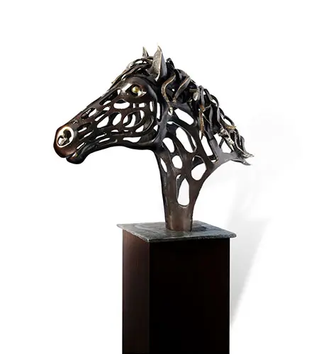 Paard, Brons 68 × 72 cm