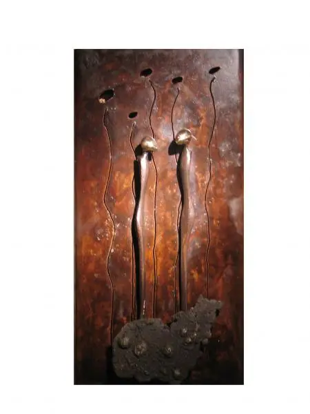 Ontmoeting, Brons, hoogte 50 cm