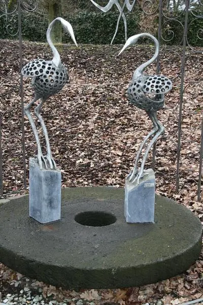 Kraanvogels, Aluminium, hoogte 1m20