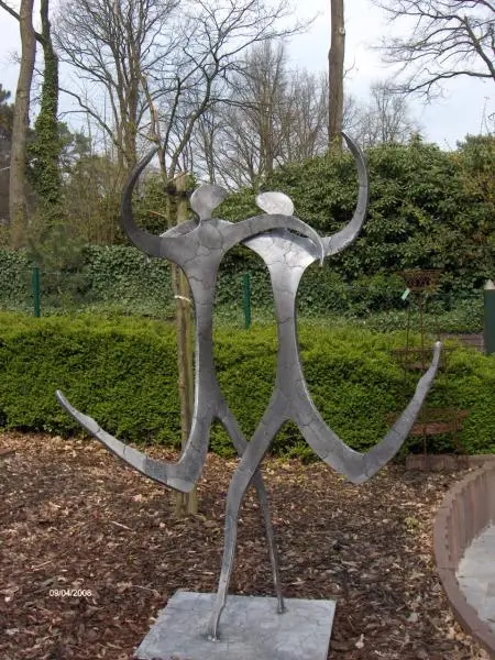 Dansers, Aluminium, hoogte 1m80