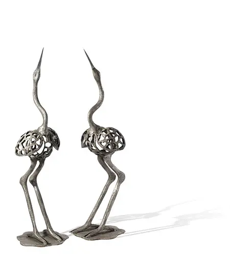 Kraanvogels, 140 × 30 cm
