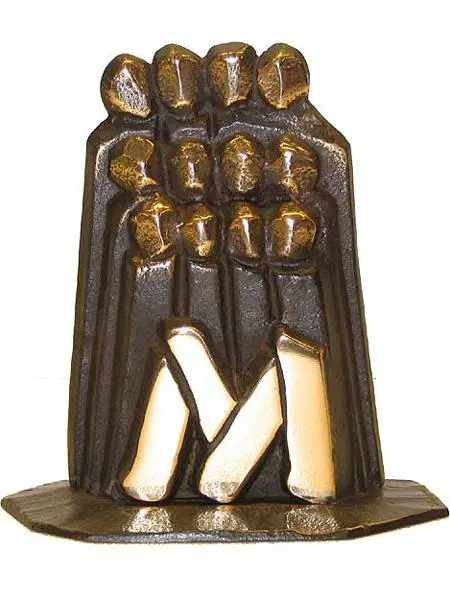 Bedrijfspersoneel, Brons, hoogte 20 cm